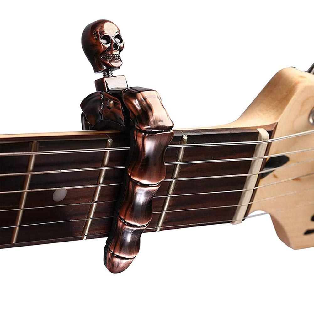 Musical Instruments Easy - Capo Gitar Bentuk Tengkorak untuk Gitar
