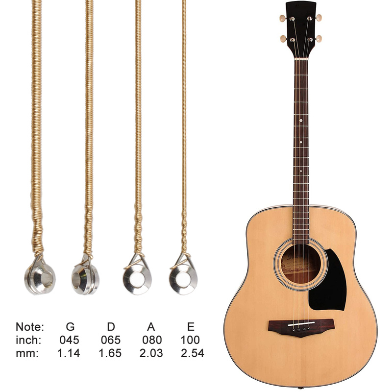 Musical Instrument Strings - 4 Senar Bass Akustik ANTI-Karat Senar
