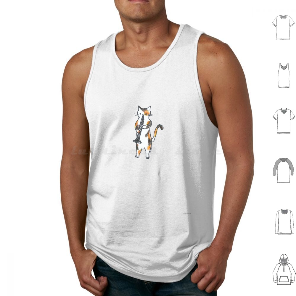 Musical Instrument Reed - Meowtet : Clar Tank Top Rompi