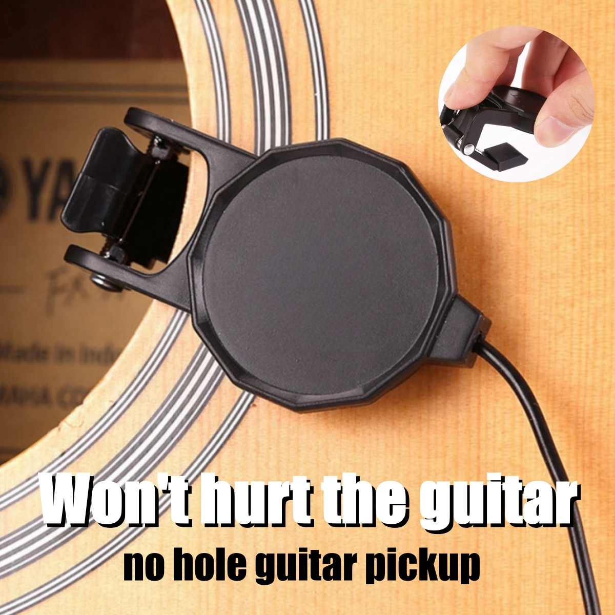 Musical Instruments Easy - Klip Jack Audio pada Pickup untuk