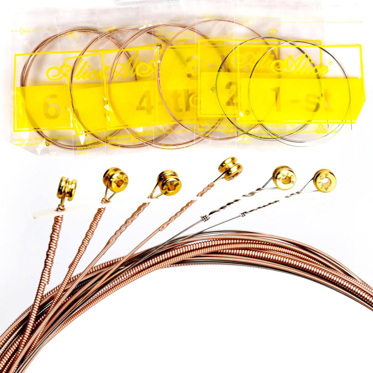 Musical Instrument Strings - Set 2/6 Buah Senar Gitar Akustik