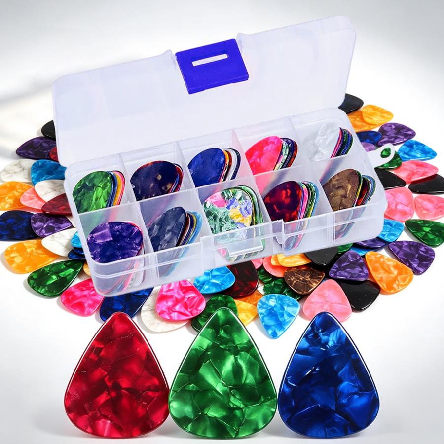 Musical Instrument Band - 20/30/50 Buah Plectrum Gitar Seluloid dengan