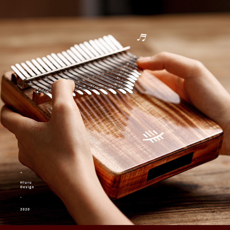 Musical Instrument Dulcimer - Hluru Kalimba 17 kunci dengan lubang