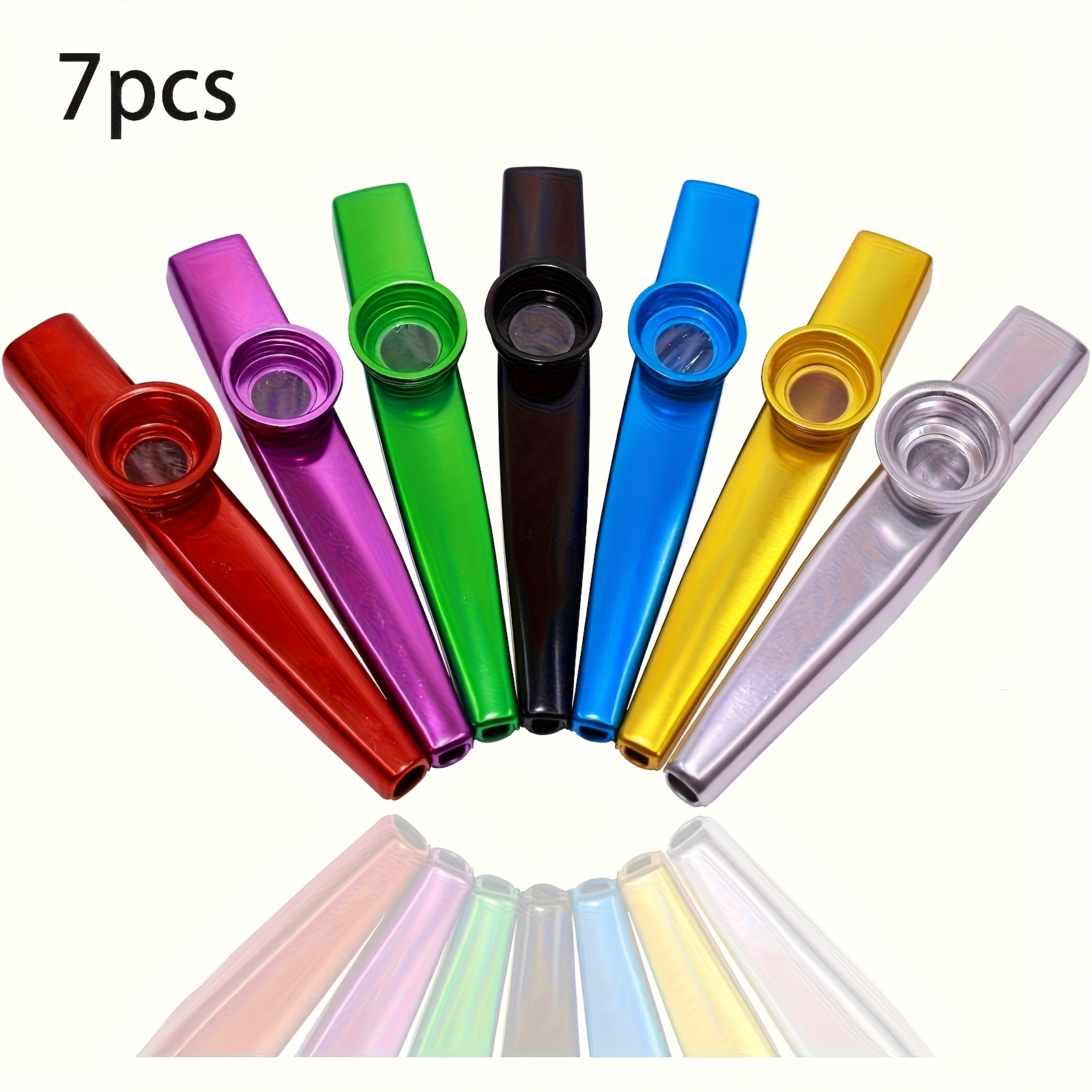 Musical Instruments Easy - 7 Buah Kazoo Logam Desain Sederhana