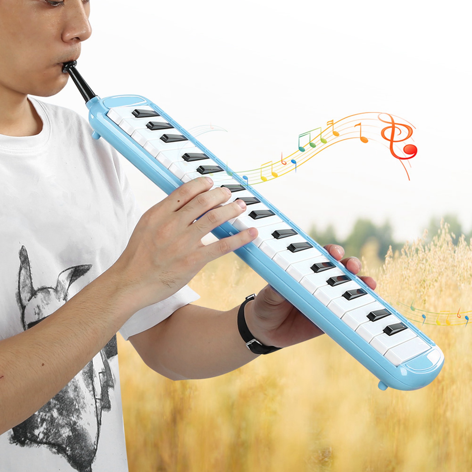 Musical Instrument Reed - Melodica 37 Kunci Alat Musik Tiup