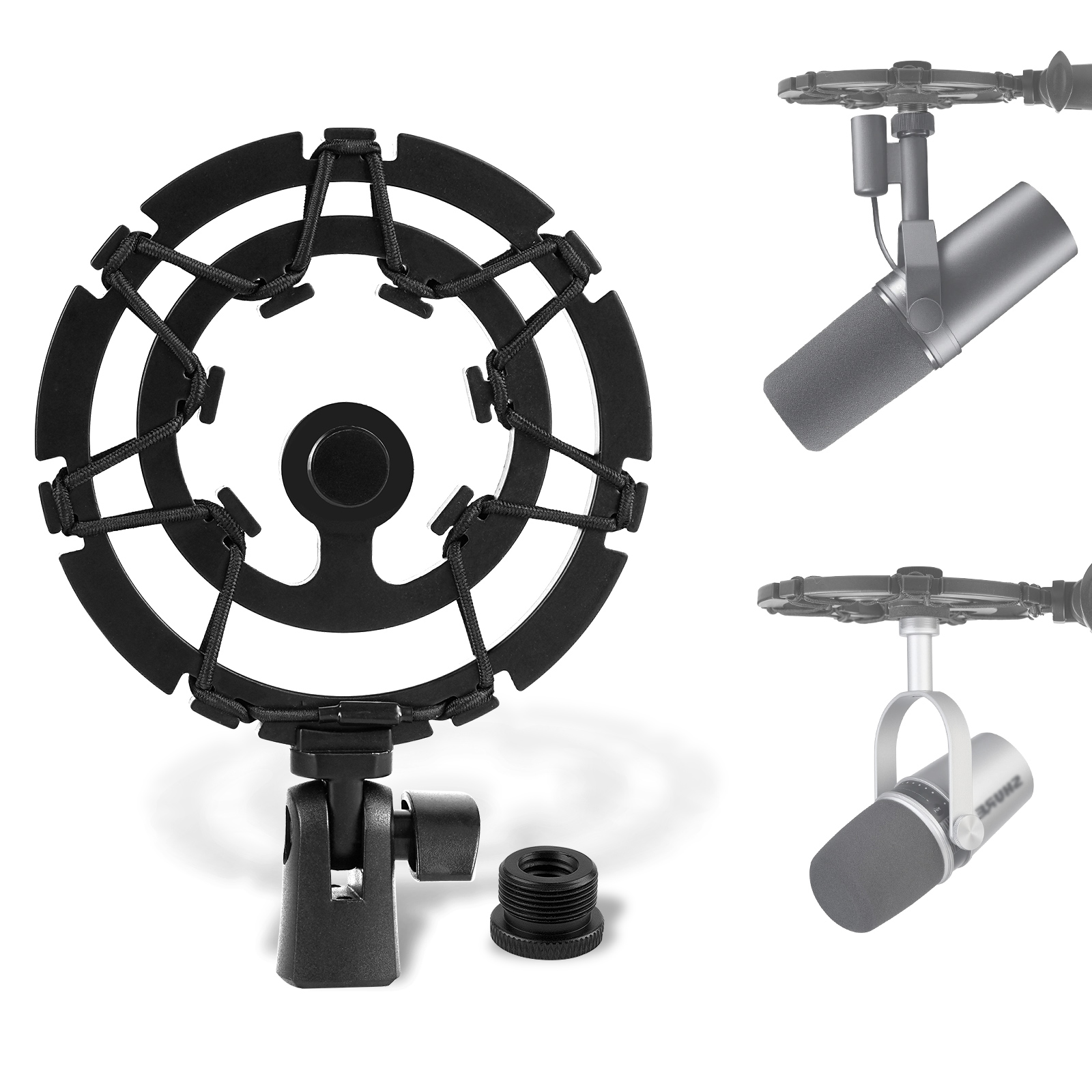 Shure Mic Mv7 - Geekria Microphone Shock Mount Anti-Vibration Mic