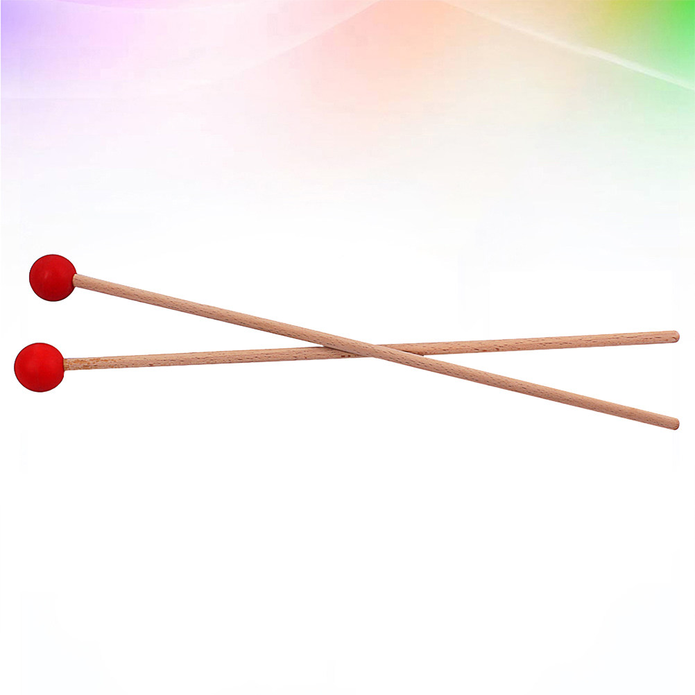 Musical Instrument Mallet - 1 Pasang Palu Drum Besar Gagang
