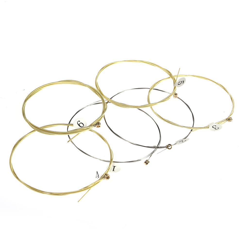 Musical Instrument Strings - 6 Buah/Set Senar Gitar Akustik Universal