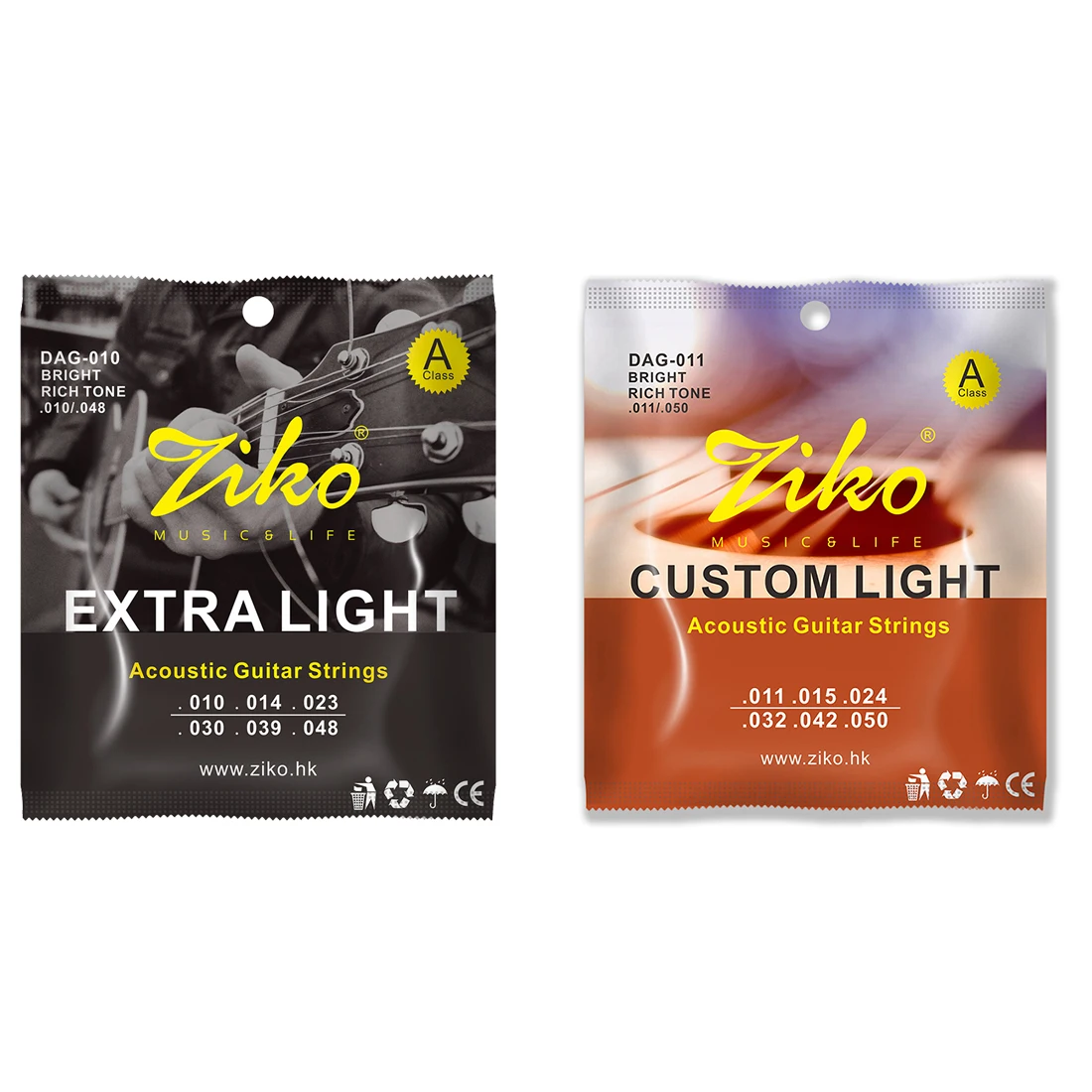 ZIKO senar gitar akustik baja  - Musical Instrument Strings ulasan dan harga