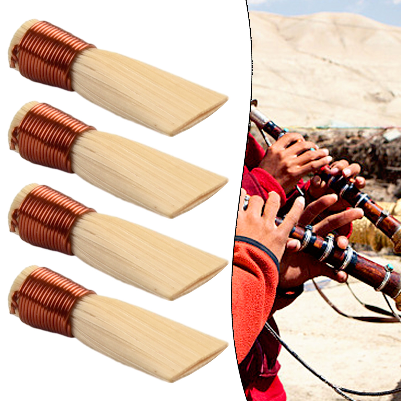 Set 4 Peluit Suona yang Dibuat - Musical Instrument Reed ulasan dan harga