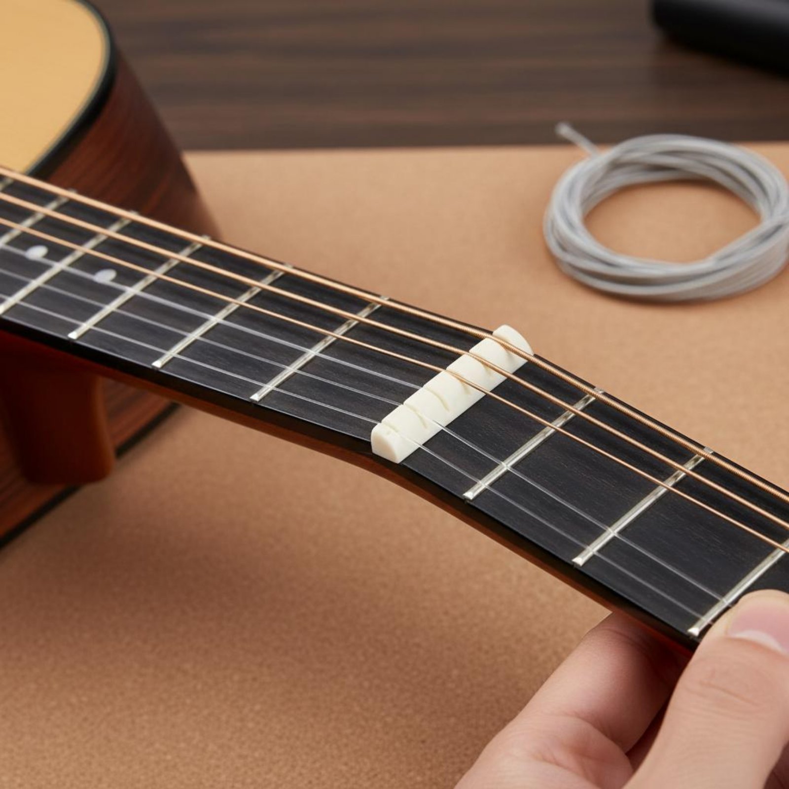 Set Nut dan Saddle Gitar yang  - Musical Instruments Easy ulasan dan harga