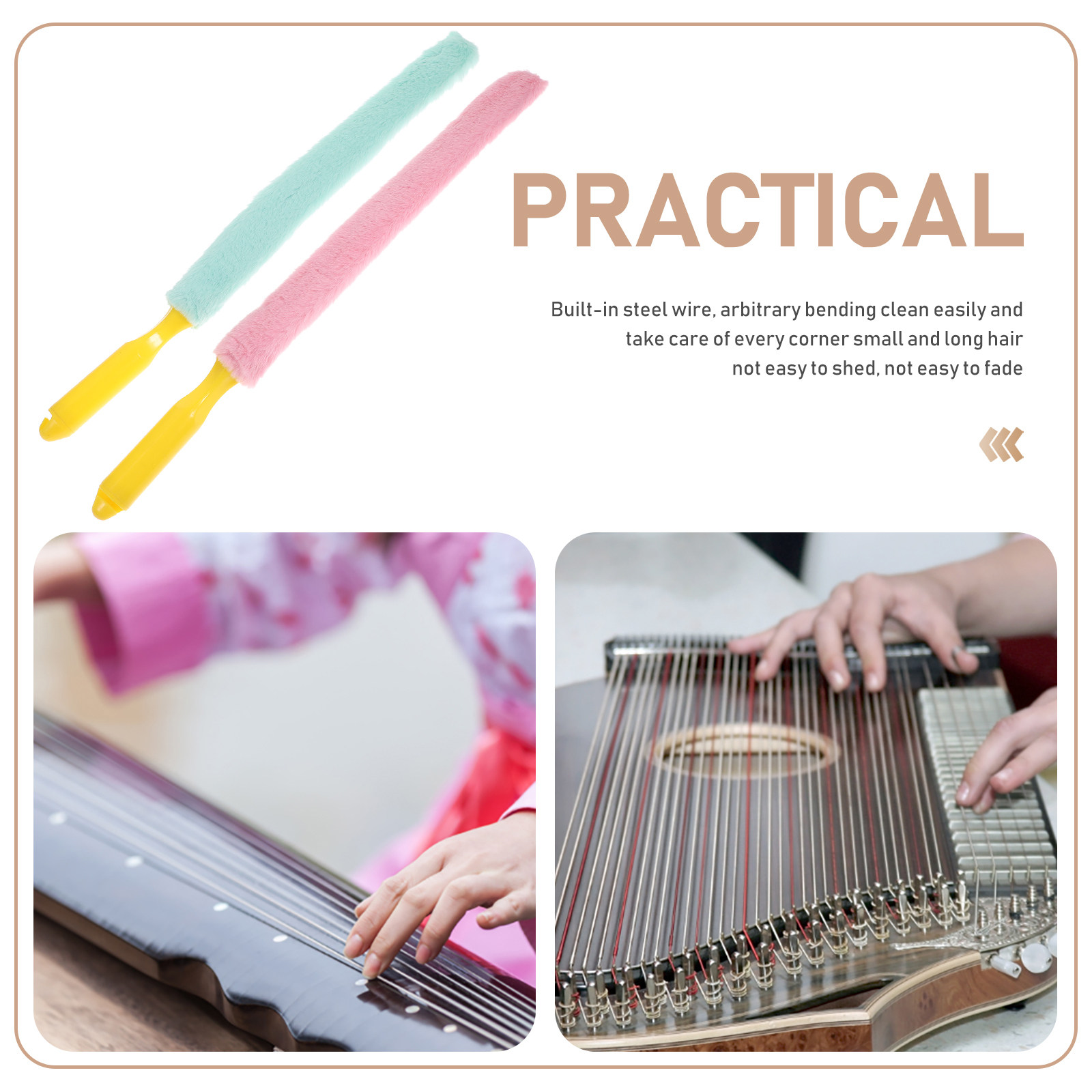2Pcs Sikat Pembersih Guzheng K - Musical Instrument Keyboard ulasan dan harga