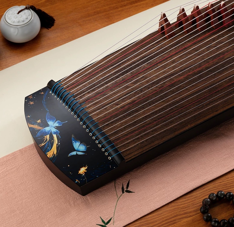 Guzheng Portabel 125cm 21 Sena - Musical Instrument Zither ulasan dan harga