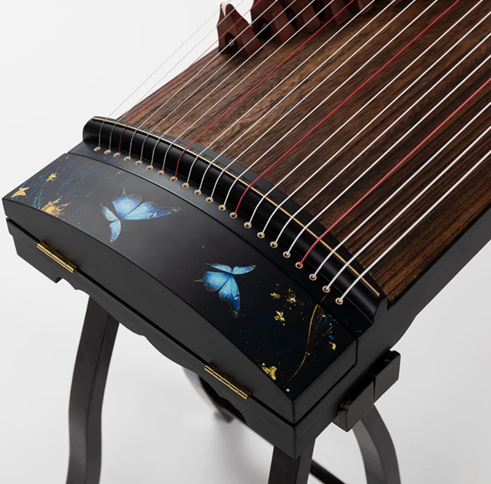 Guzheng Portabel 125cm 21 Sena - Musical Instrument Zither ulasan dan harga