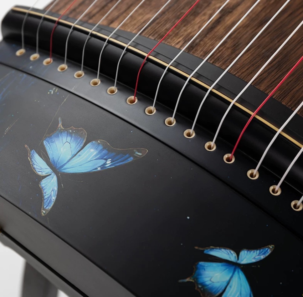 Guzheng Portabel 125cm 21 Sena - Musical Instrument Zither ulasan dan harga