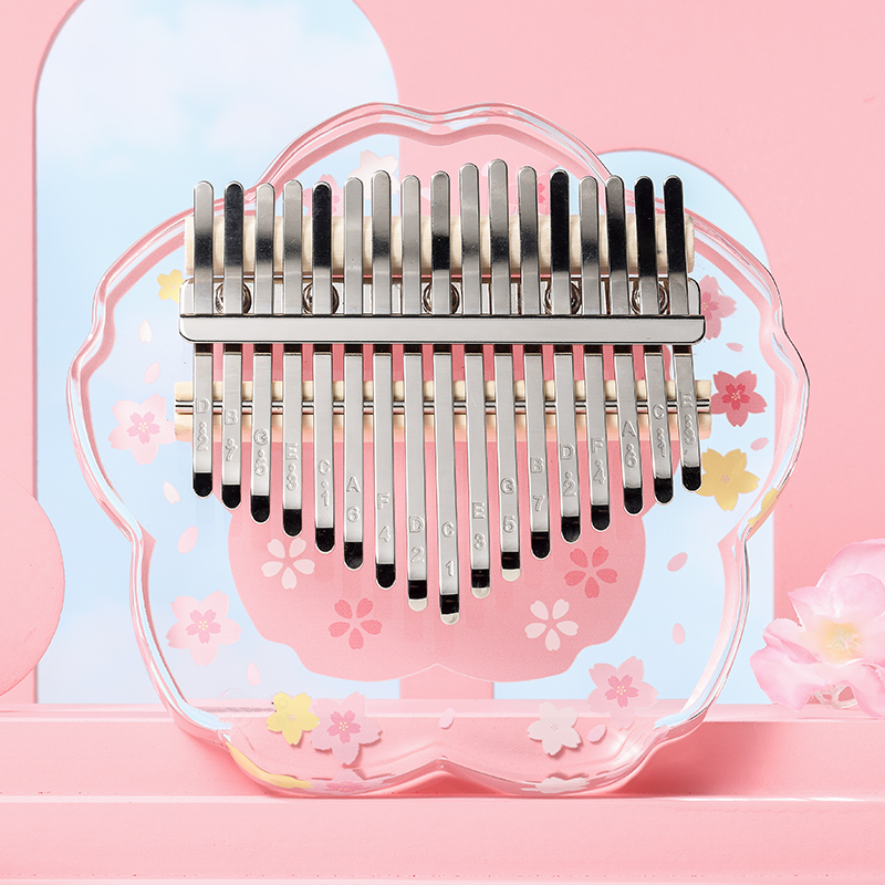 Hluru Kalimba 21 kunci dengan  - Musical Instrument Dulcimer ulasan dan harga