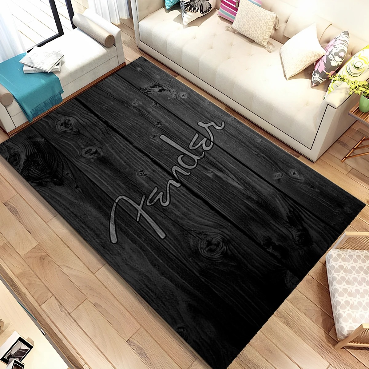 Karpet Musik 3D Gitar Bass Ins - Musical Instrument Sign ulasan dan harga
