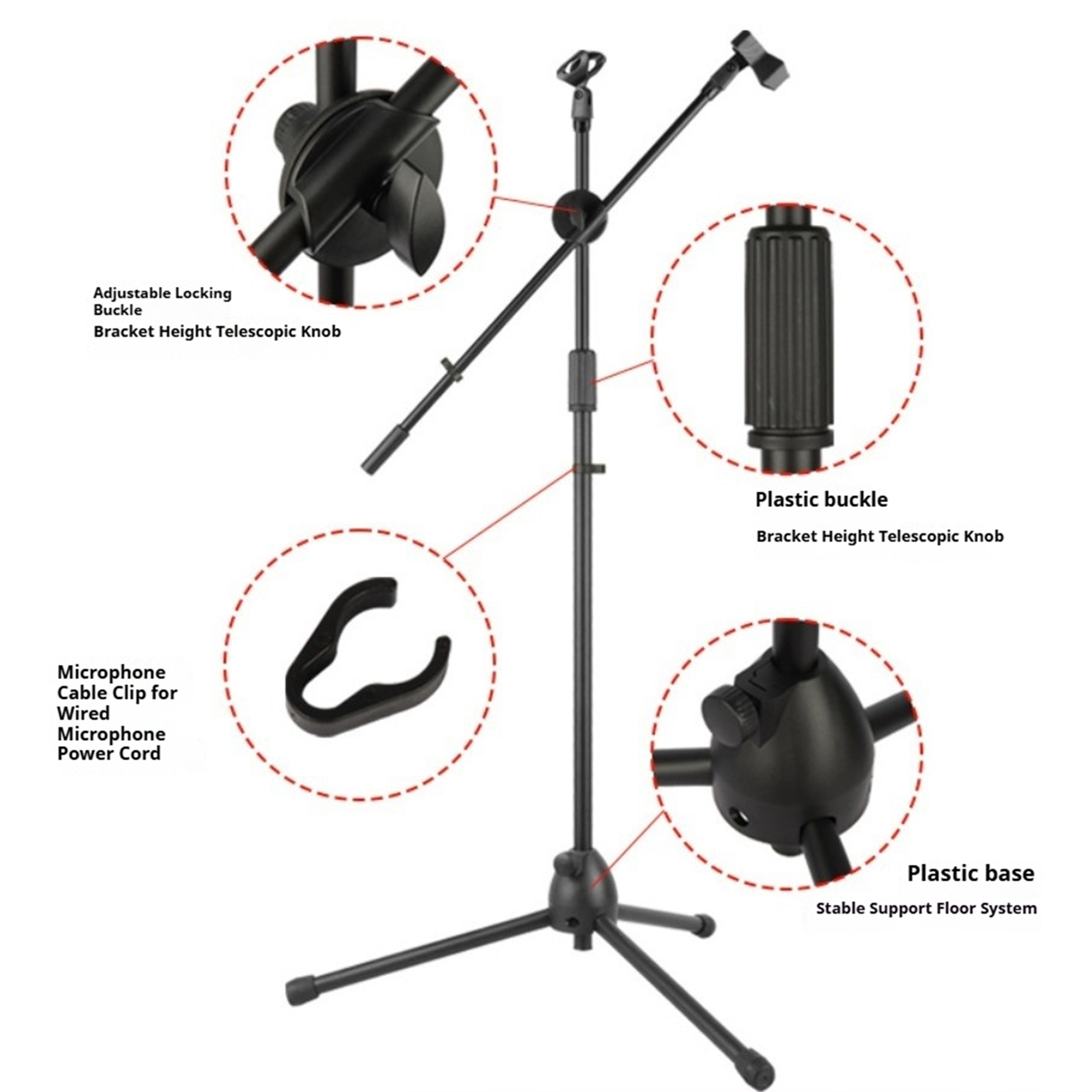 Statif Mikrofon Lantai dengan  - Musical Instrument You Shake ulasan dan harga