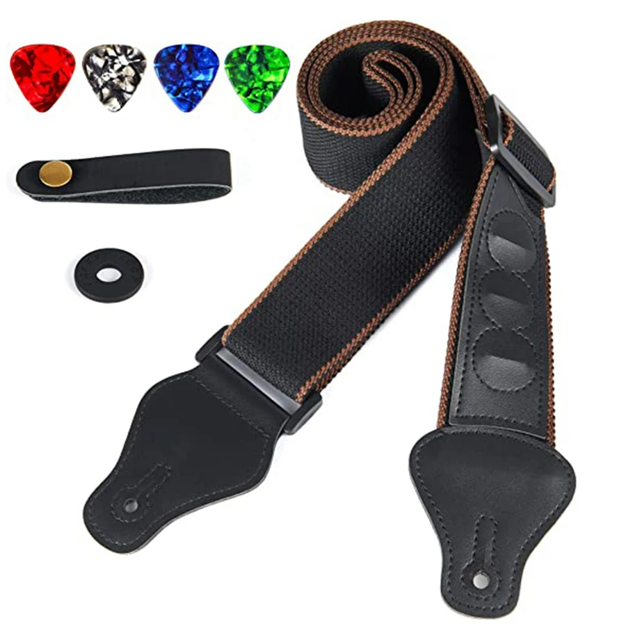 7 buah/set tali gitar hitam PU - Musical Instruments Easy ulasan dan harga