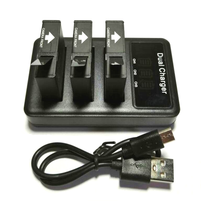 SJCAM 3 Way USB 3 Slot Charger - Shure Mic Mv7 ulasan dan harga