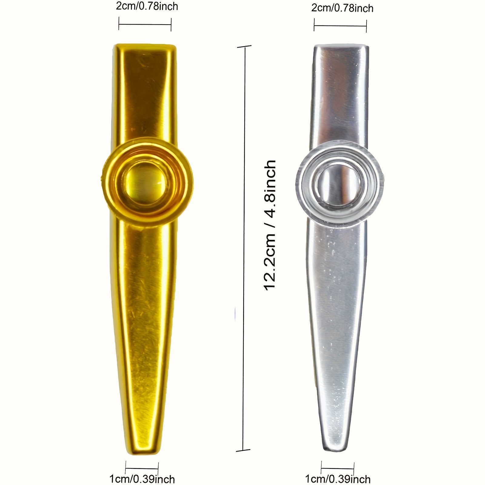 7 Buah Kazoo Logam Desain Sede - Musical Instruments Easy ulasan dan harga