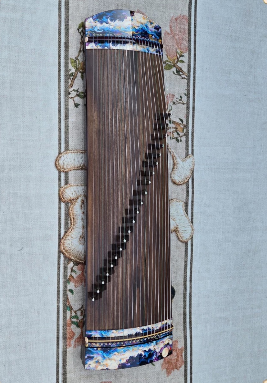 Guzheng Tradisional Tiongkok 1 - Musical Instrument Zither ulasan dan harga