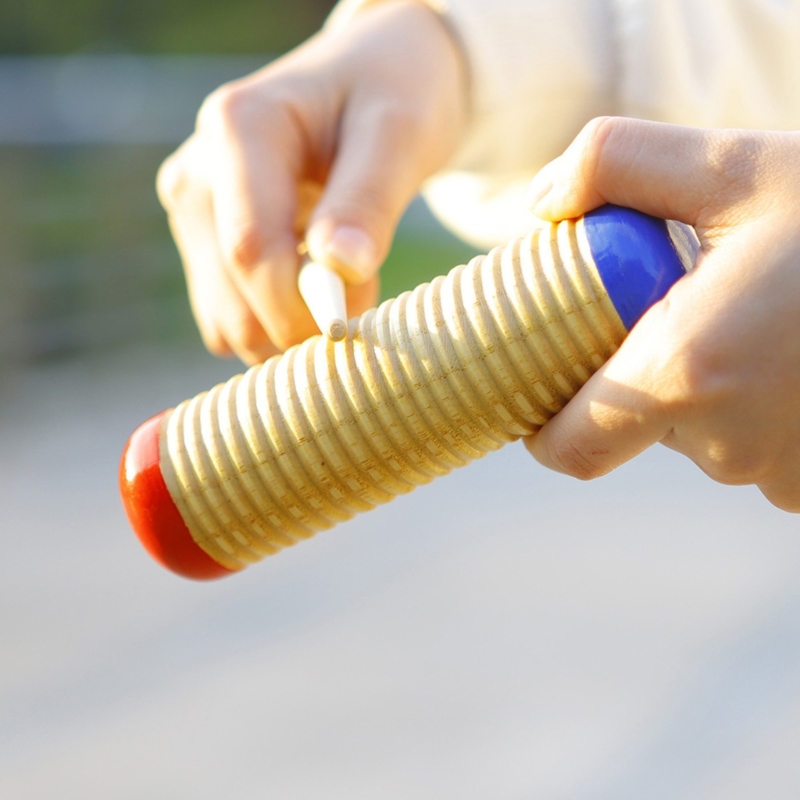 Guiro Scraper Alat Musik Guiro - Musical Instrument Mallet ulasan dan harga
