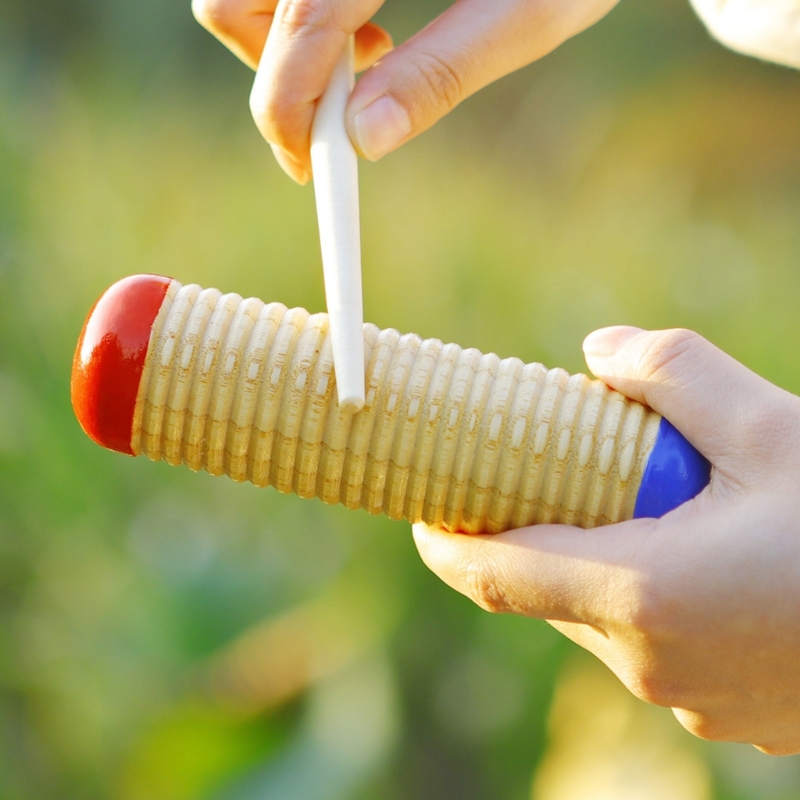 Guiro Scraper Alat Musik Guiro - Musical Instrument Mallet ulasan dan harga