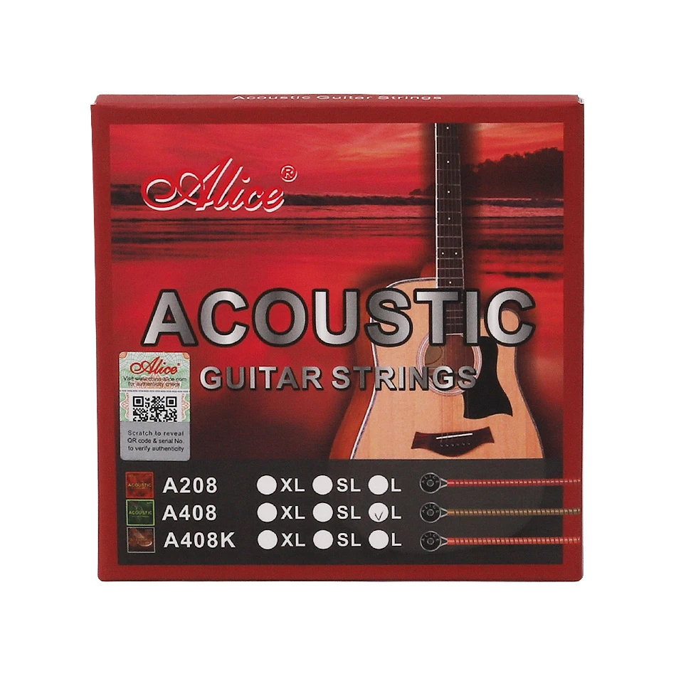 Alice A408 set lengkap gitar a - Musical Instrument Strings ulasan dan harga