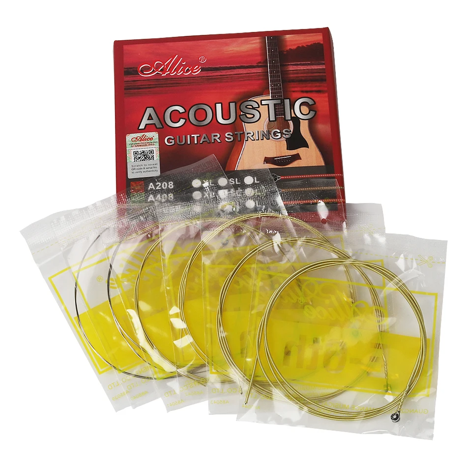 Alice A408 set lengkap gitar a - Musical Instrument Strings ulasan dan harga