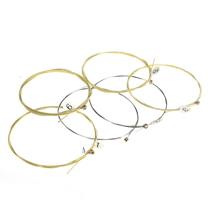 Promo panas 6pcs/set Senar Git - Musical Instrument Strings ulasan dan harga