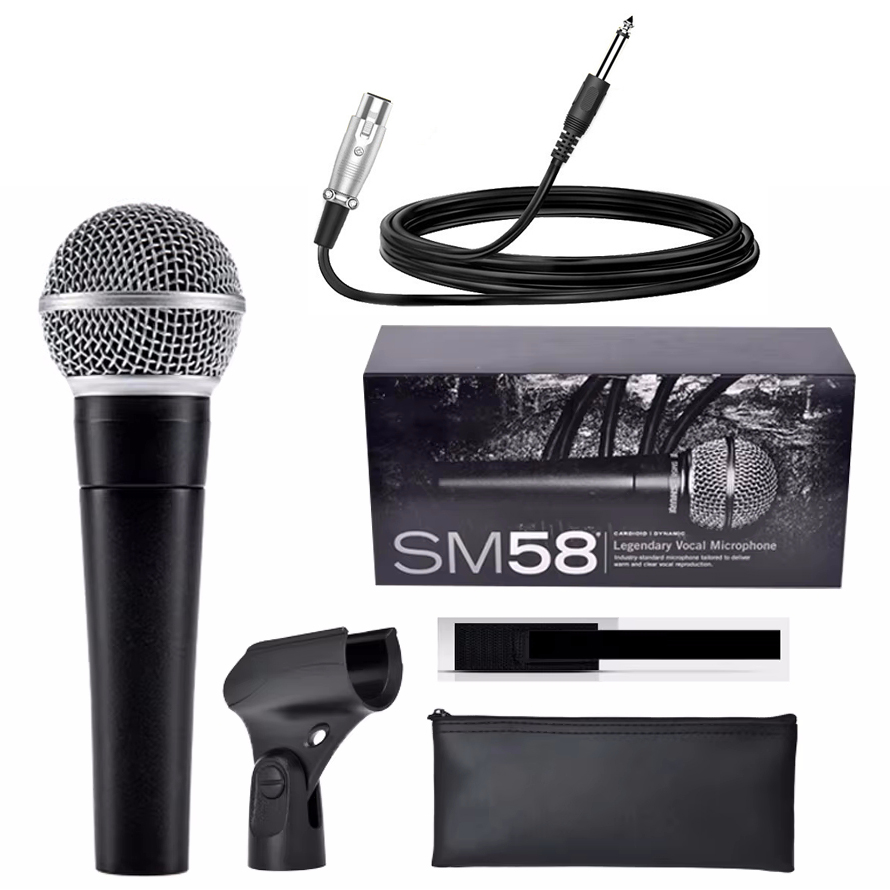 Mikrofon Dinamis Karaoke Mikro - Shure Mic Sm58 ulasan dan harga
