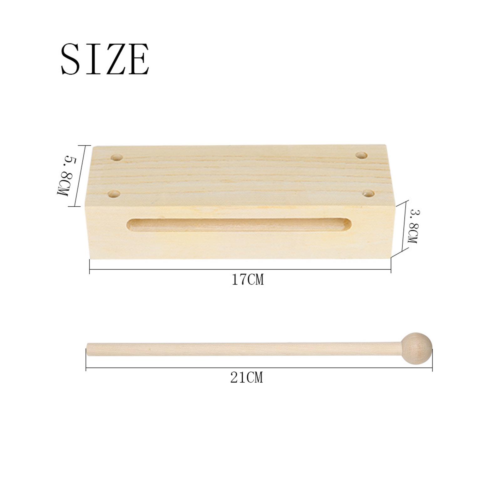 Alat Musik Blok Kayu dengan Pa - Musical Instrument Mallet ulasan dan harga