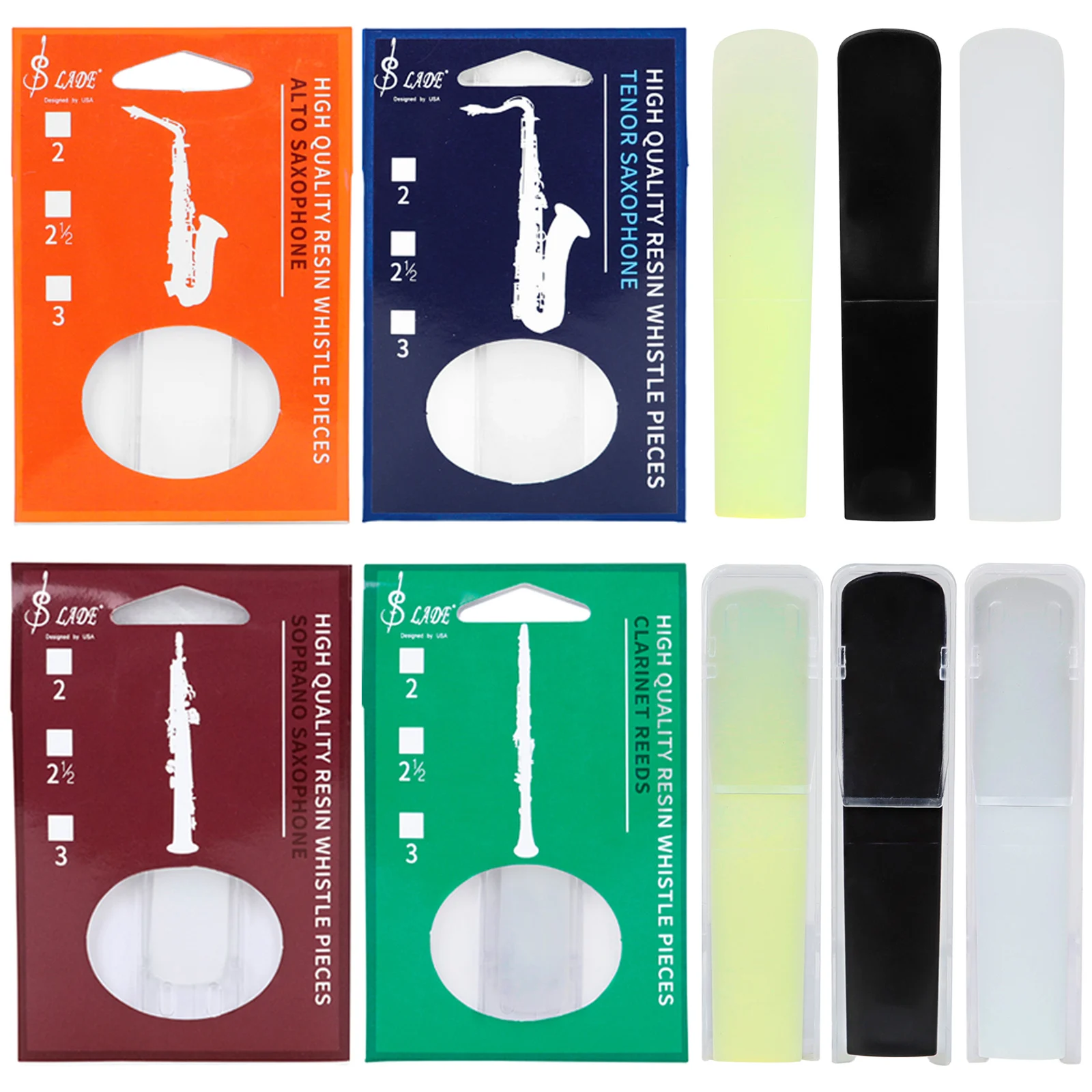 SLADE 2.5 saksofon Resin Reed  - Musical Instrument Reed ulasan dan harga