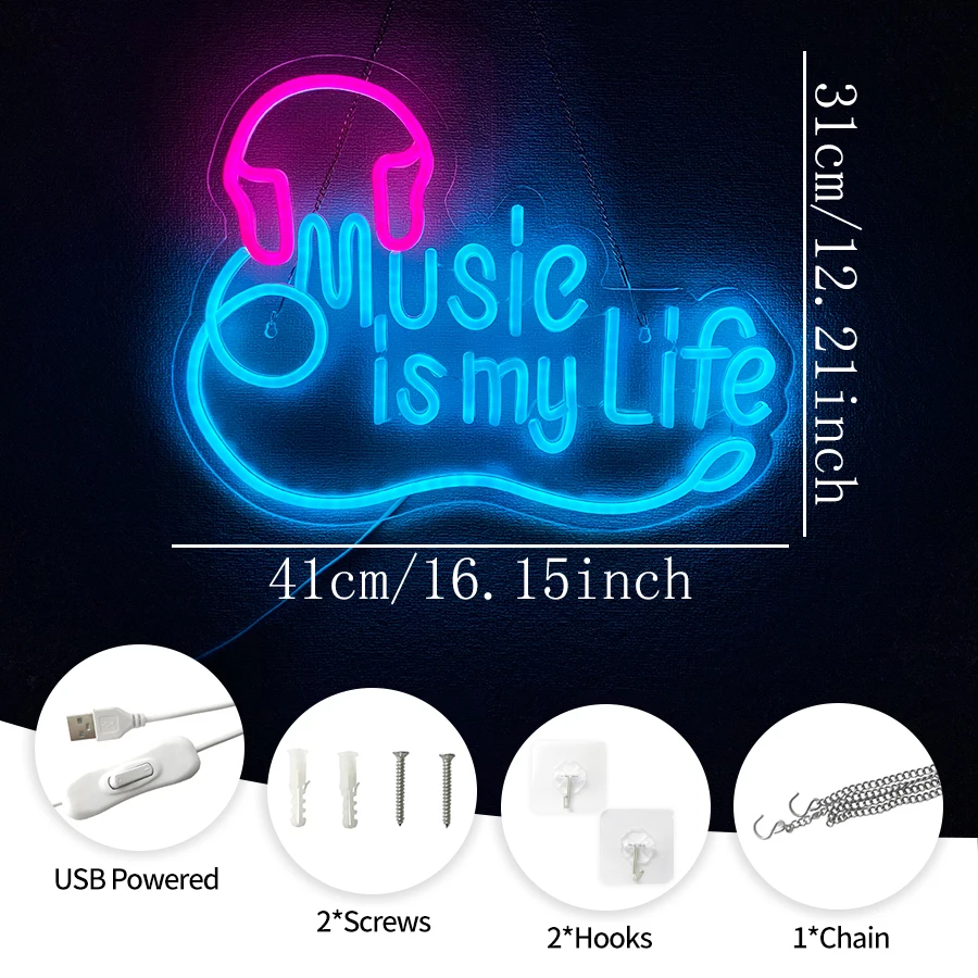 Kamar Tidur, Studio, Pesta Mus - Musical Instrument Sign ulasan dan harga